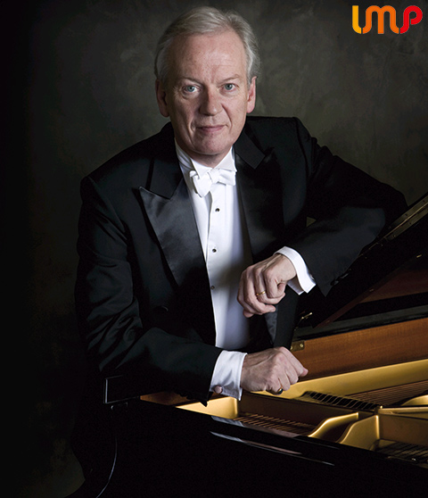 This is a view of Howard Shelley and the London Mozart Players Logo